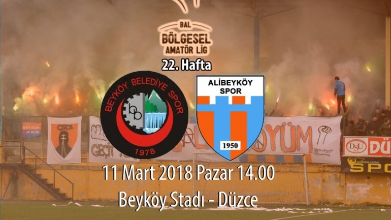 22. haftada rakibimiz Beyköy Belediyespor