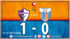 Yeni Orduspor 1-0 Alibeyköyspor