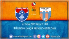 19. haftada rakibimiz Elaziz Belediyespor