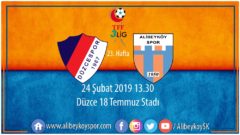 23. haftada rakibimiz Düzcespor