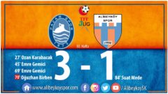 Pazarspor 3-1 Alibeyköyspor