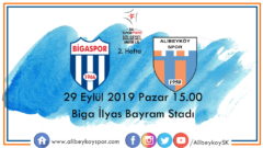 2. haftada rakibimiz Bigaspor