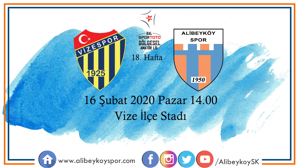 18. haftada rakibimiz Vizespor