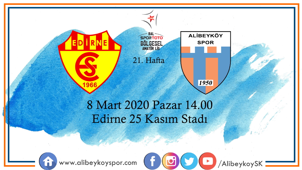 21. haftada rakibimiz Edirnespor
